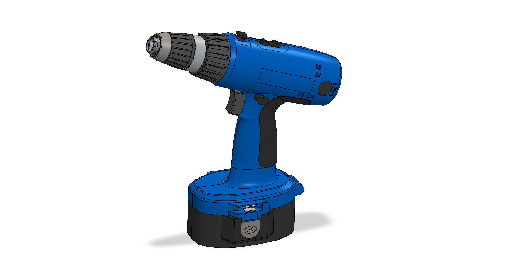Drill cad model